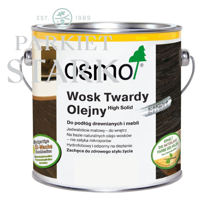 Wosk twardy olejny effekt srebrny / złoty