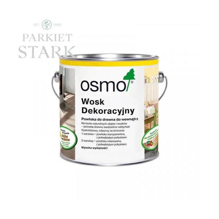 Wosk dekoracyjny osmo: transparentny