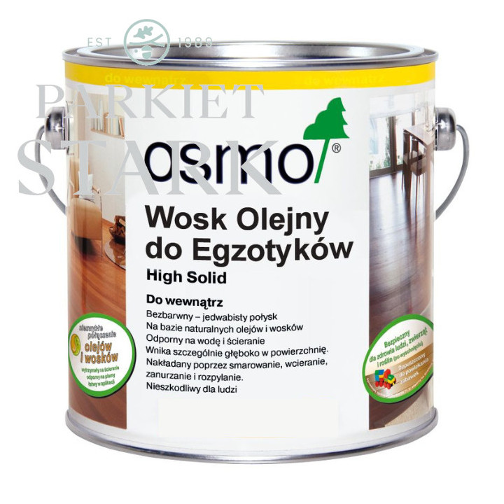 Wosk olejny do egzotyków