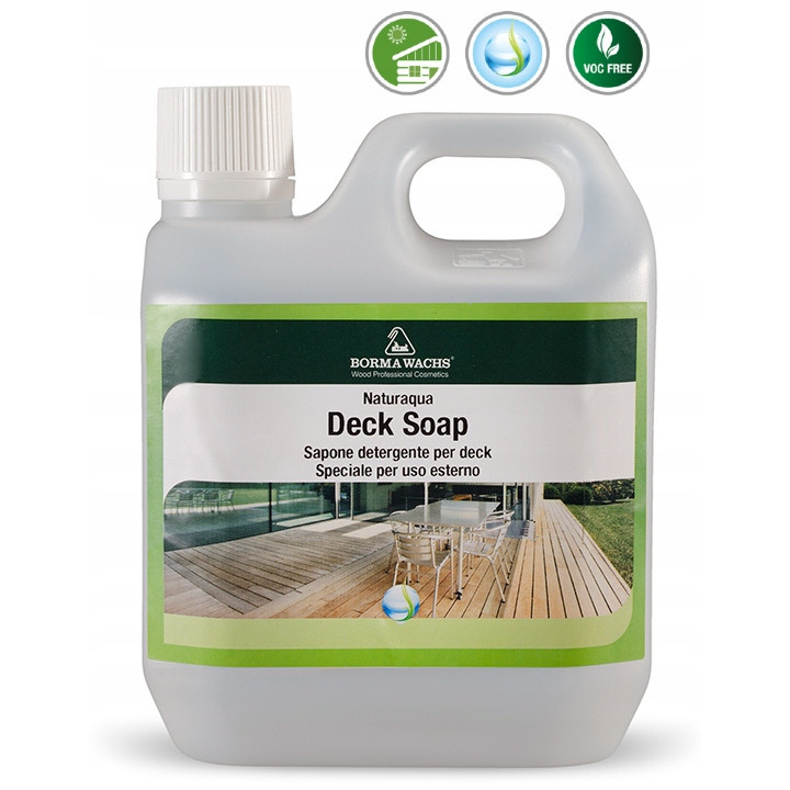 Deck soap - mydło do czyszczenia drewna na zewnątrz BORMA
