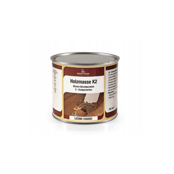 K2 750ml teak 17 Szpachla dwuskładnikowa Holzmasse kolor