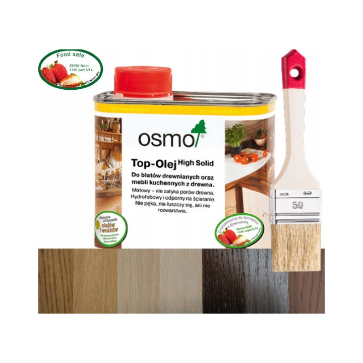 TOP-OLEJ OSMO+SPRAY płyn do BLATÓW+easypads KOLORY