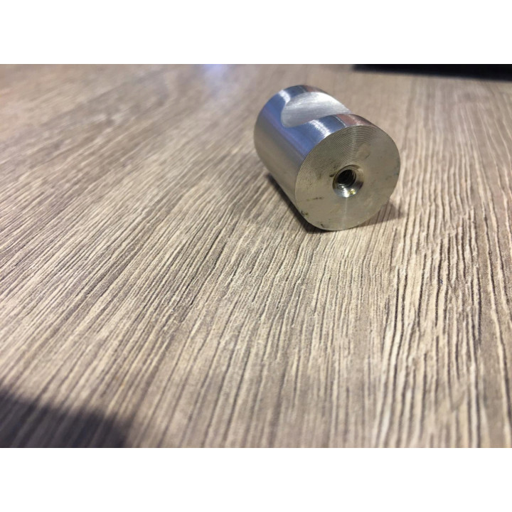 Uchwyt stalowy Gałka K 30x33mm stal szlachetna GTV