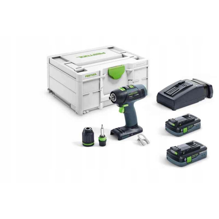 Festool Akumulatorowa wiertarko-wkrętarka T 18+3 HPC 4,0 l-Plus 576446