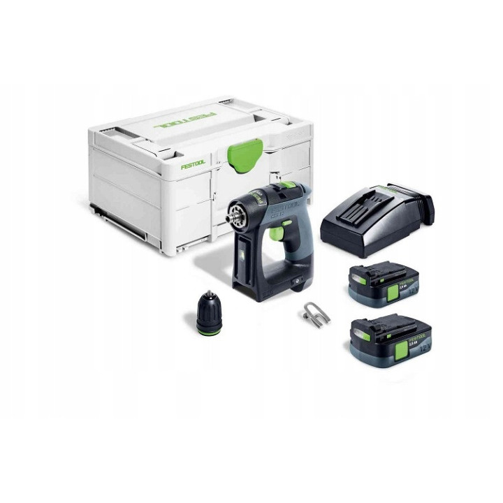 FESTOOLWiertarko-wkrętarka CXS 12 2,5-Plus 576864