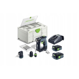 FESTOOL wiertarko-wkrętarka CXS 12 2,5-Set 576865