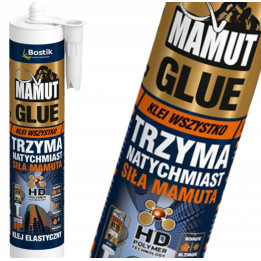 Den Braven Klej montażowy MAMUT biały 290ml Bostik