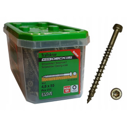 ESSVE Wkręt tarasowy ESSDECK MAX 4,8x55 CORRS 250/8