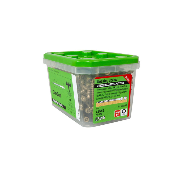 ESSVE Wkręt tarasowy ESSDECK MAX 4,8x55 CORRS 250/8