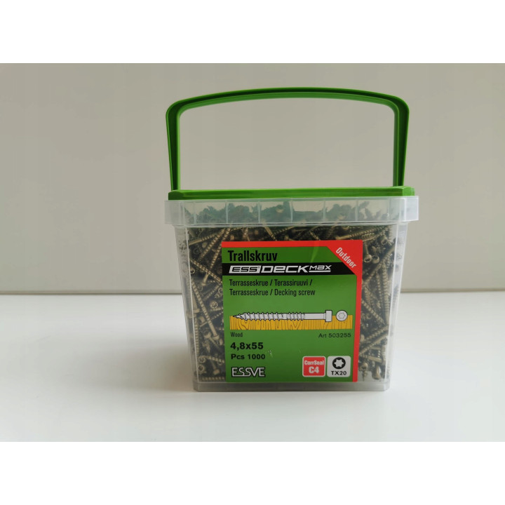 ESSVE Wkręt tarasowy ESSDECK MAX 4,8x55 CORRS 1000